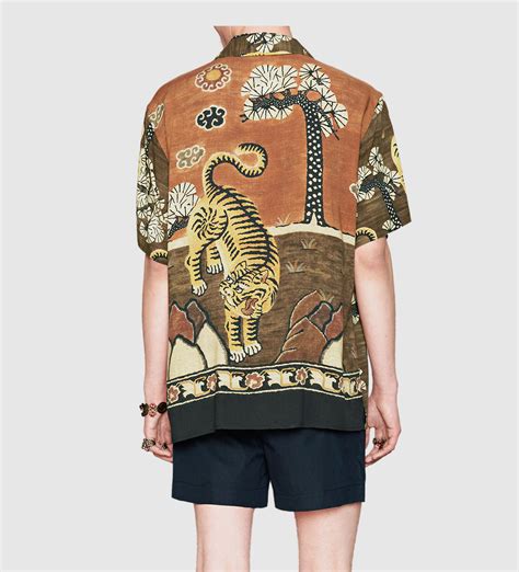 gucci shirt short sleeve|short sleeve dress shirts Gucci.